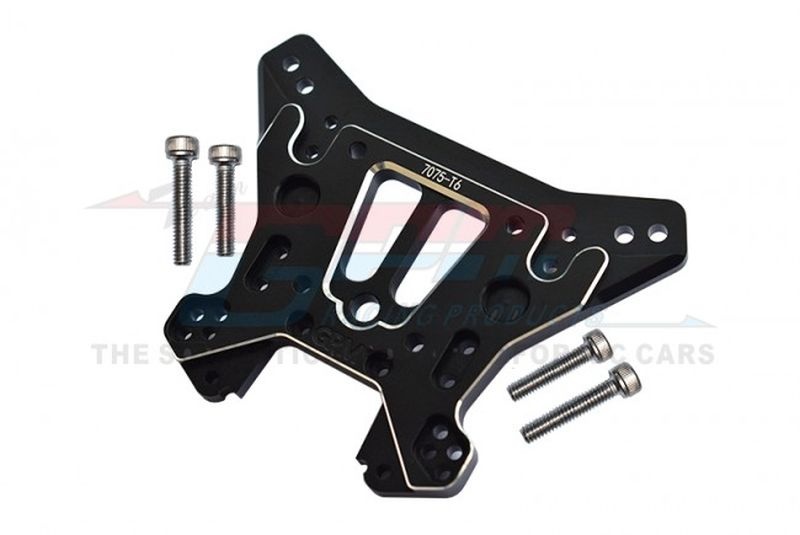 GPM Alu 7075-T6 Dämpfersteher hinten schwarz Traxxas Sledge