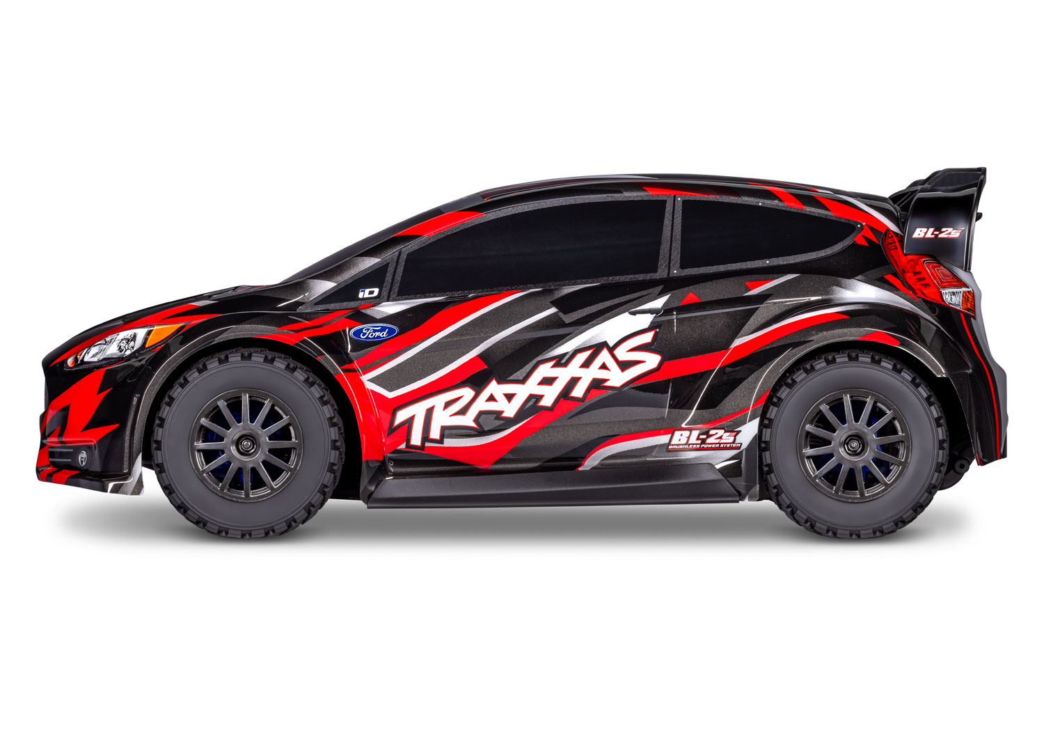 Traxxas Ford Fiesta ST 4x4 BL-2S rot 1/10 Rally Brushless ohne Akku/Lader 74154-4 - Abbildung 3