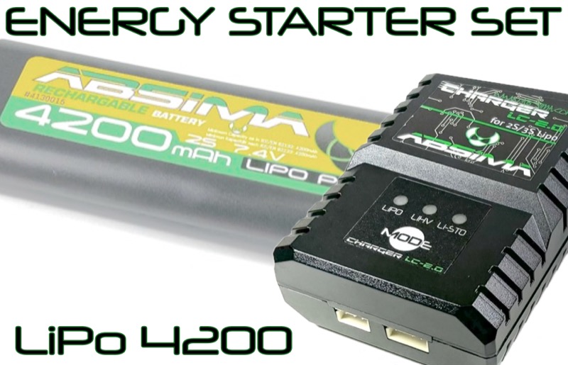 Absima RC Energy Starter Set 4200 (LiPo/LC-2.0) 4200031