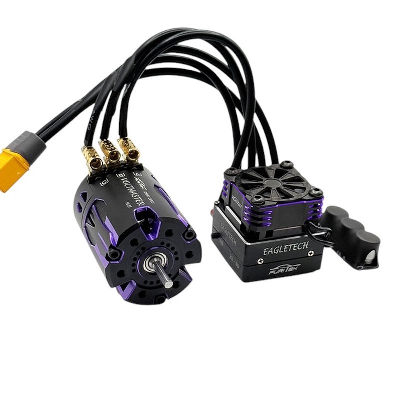 FURITEK VoltEagle Sensor-BL-System 1/10 Drift-Combo Midnight Edition für Traxxas 4-Tec Drift FUR-2675