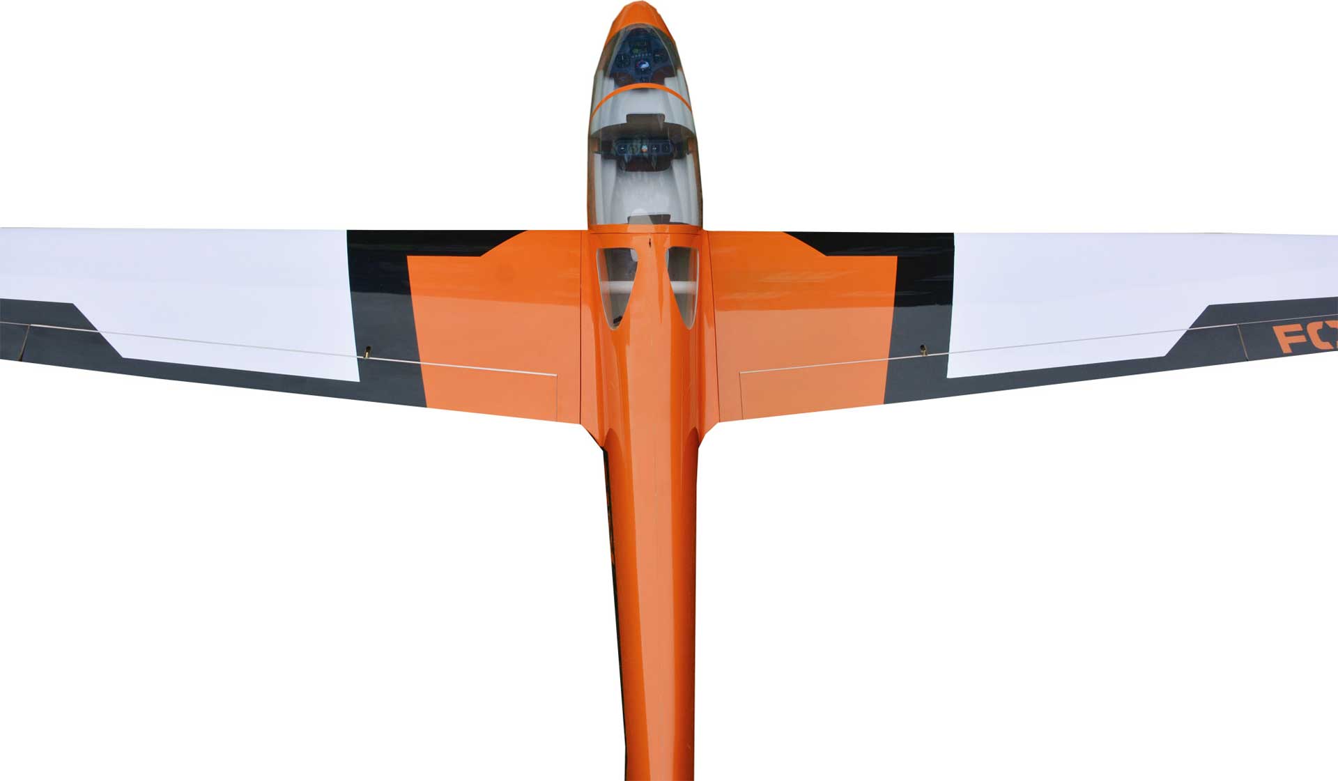 Robbe MDM-1 FOX 3,5m Elektro PNP Voll GFK/CFK lackiert Orange Kunstflug Segelflugzeug 2661