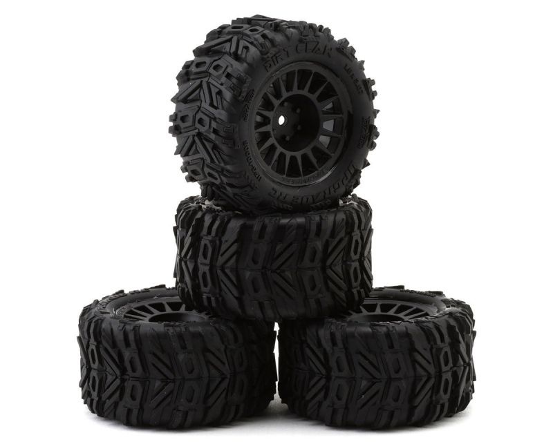 Upgrade RC Dirt Claw Reifen Pre-Mounted BELTED (4) für ARRMA Granite Grom (H77.2 x B40.7mm x ID4