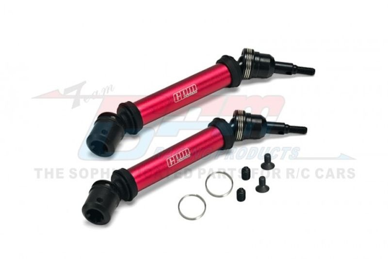 GPM Stahl/Alu-CVD-Antriebswellen hinten rot für div. ARRMA 1/10 Modelle MGO102RR