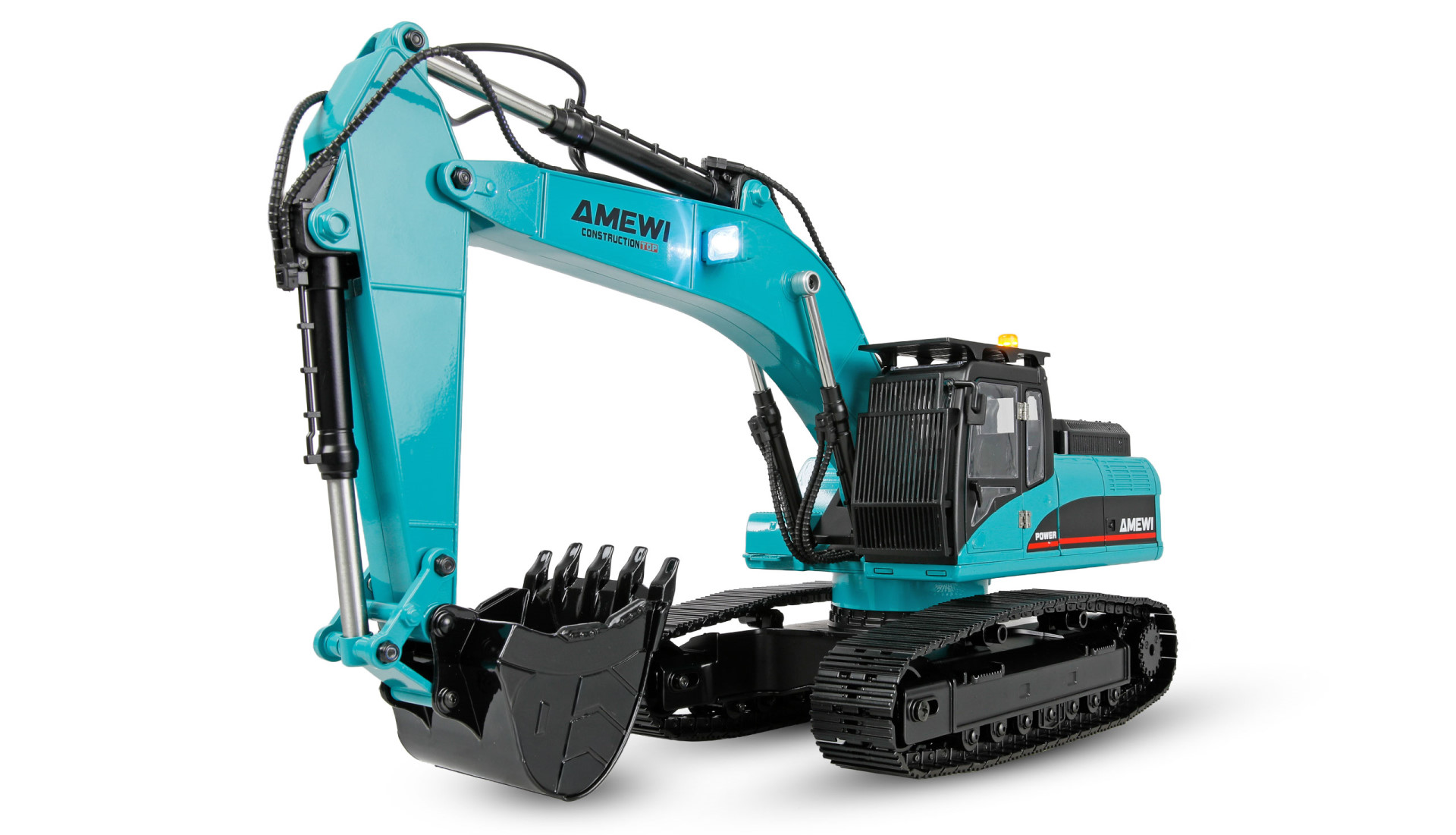 Amewi G705E Bagger Metall 1:14 RTR petrol 22748 - Abbildung 1