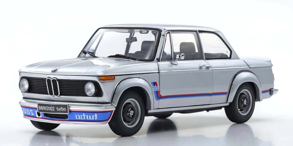 Kyosho 1:18 BMW 2002 Turbo 1974 Silver 08544S