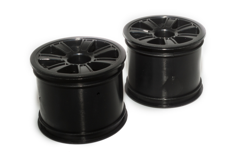 LRP S10 Twister TX Speichen Felge HA schwarz (2 Stk.)