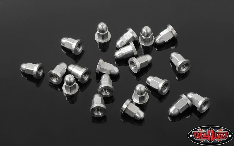 RC4WD M1.6 Flanged Acorn Nuts (Silver) Z-S1724 - Abbildung 1