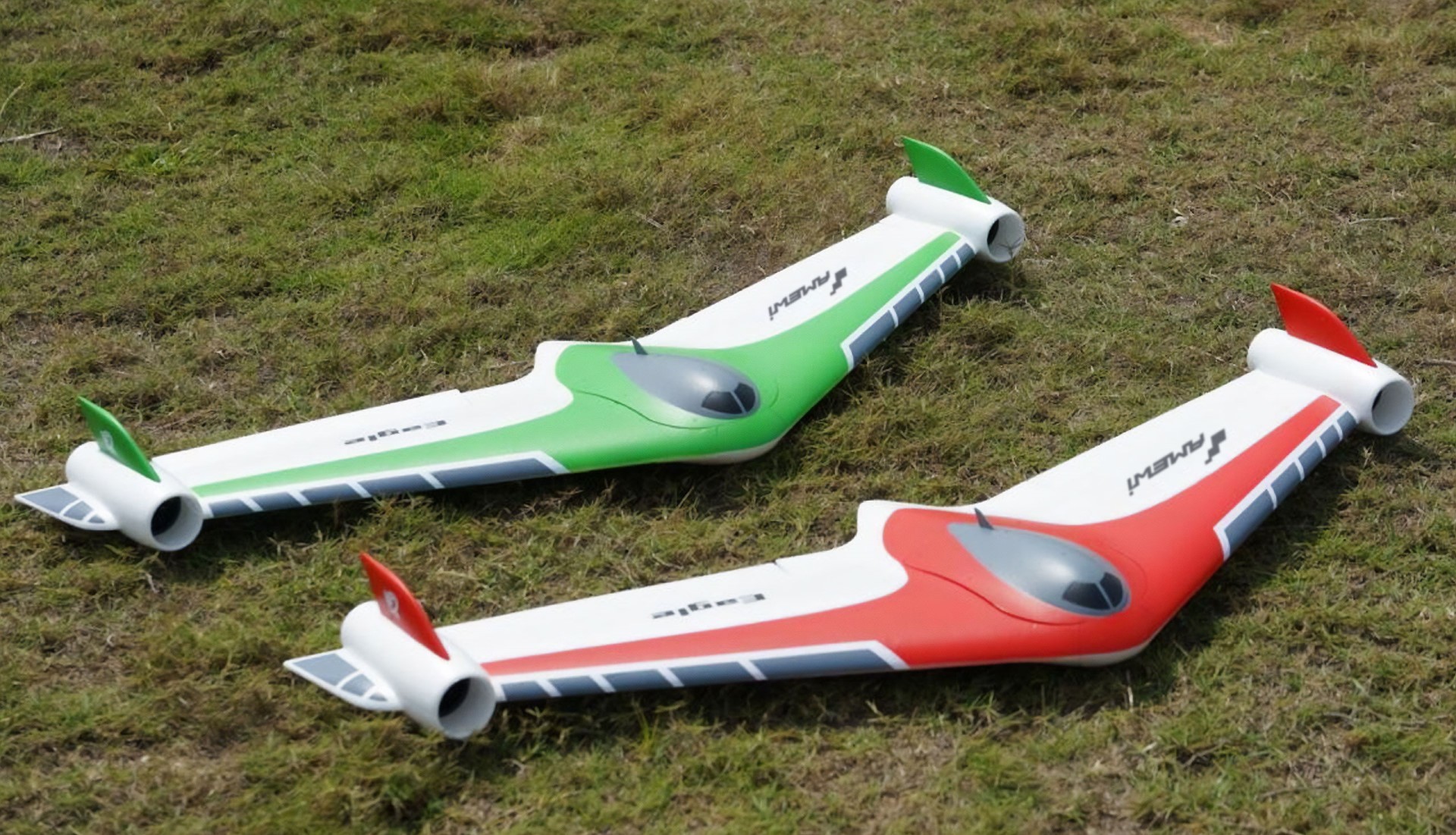 Amewi Eagle Twin V2 40mm EDF Nurflügler PNP rot 24133 - Abbildung 3