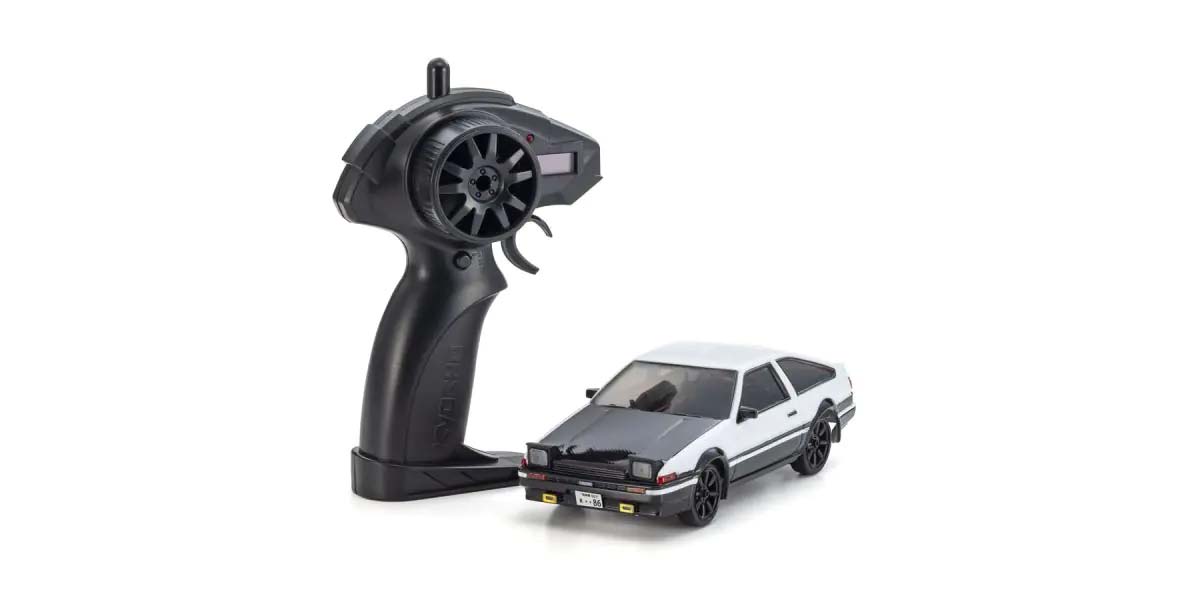 Kyosho First Mini-Z 1:28 Toyota Sprinter Trueno AE86 WH/BK 66612A - Abbildung 1
