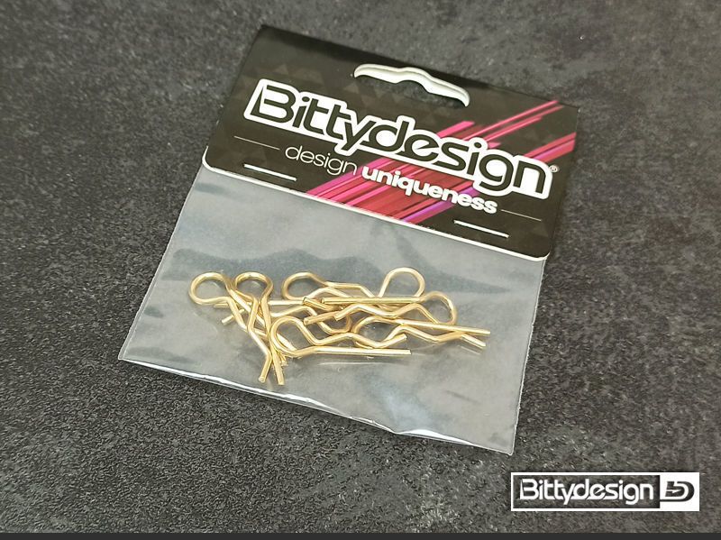 Bittydesign Body Clips Kit Big Scale (8) - Gold BDBC-88GO