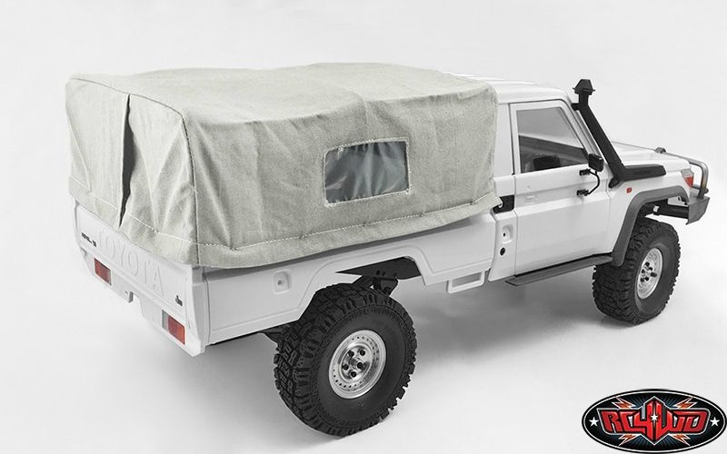 RC4WD Bed Soft Top w/Cage for Land Cruiser LC70 (White) VVV-C0405