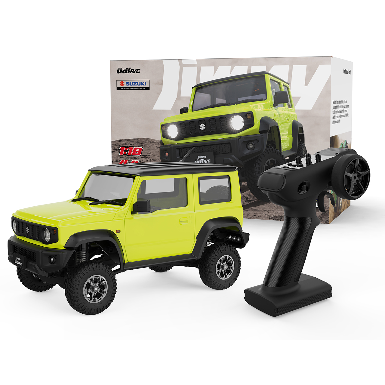 UDI RC SUZUKI JIMNY 1/18 Grün Mini Scale Crawler - Abbildung 3