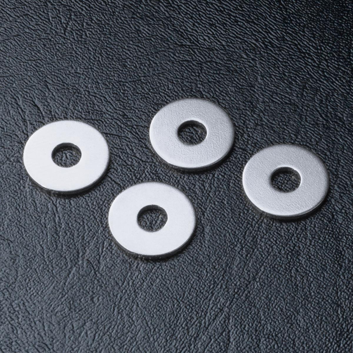 820049S Radmitnehmer Distanzscheibe Alu 1.0mm silber (4 Stück)