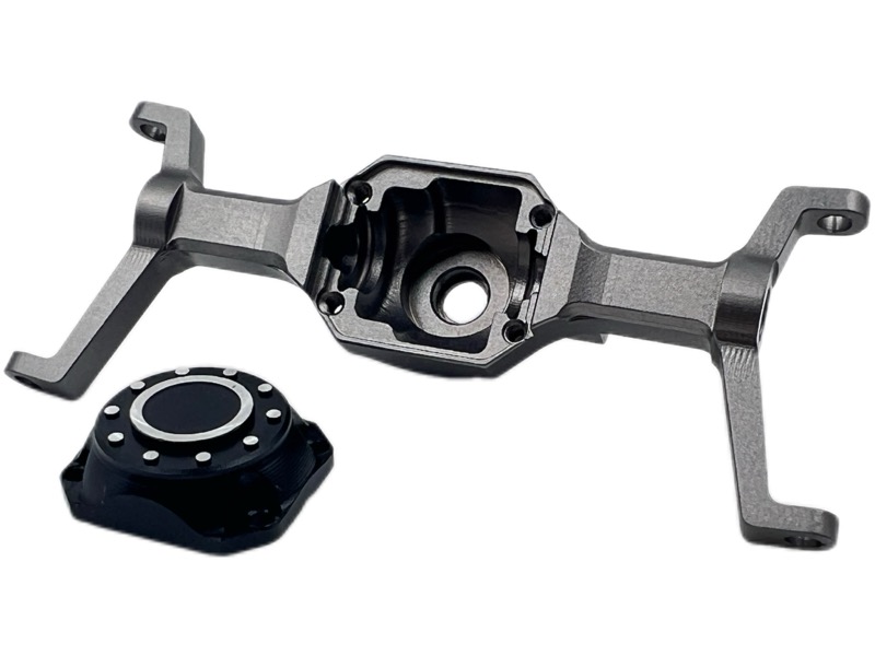 Hobby Plus CR-18P 6X6 Machine Aluminum Front Axle 240476