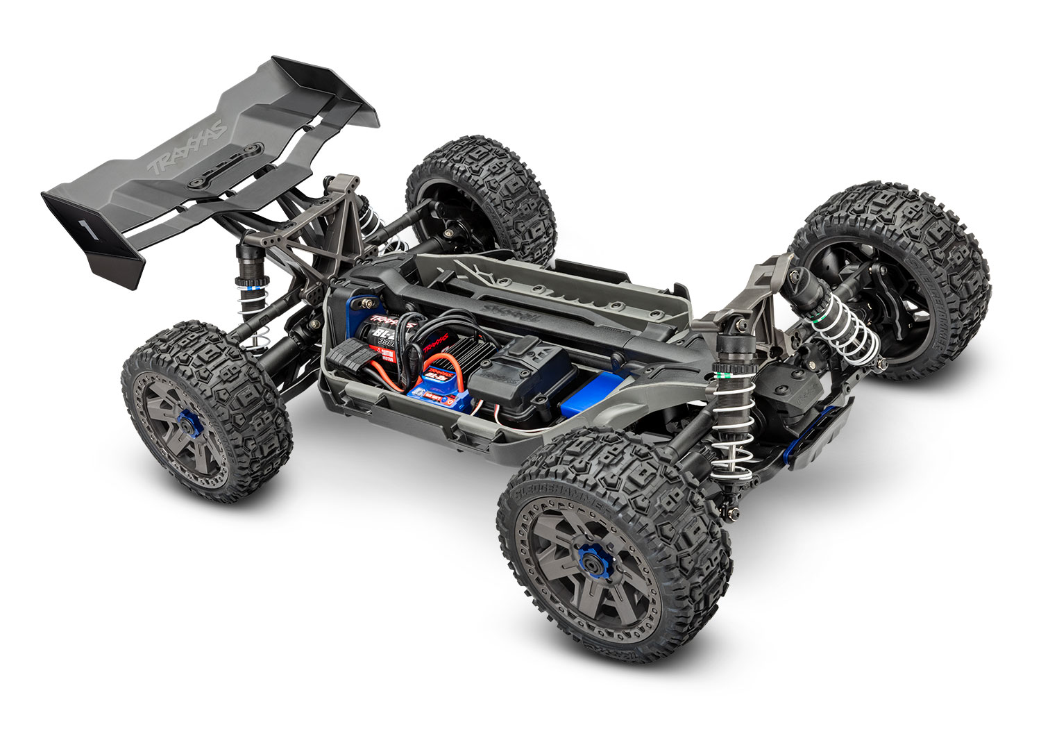 Traxxas JATO 4x4 BL-2S Brushless Buggy blau HD-Teile ARTR 90154-4 - Abbildung 4