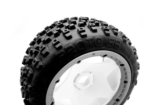 HPI HB Proto Reifen (2St/Weiss/ Baja 5B) 67969