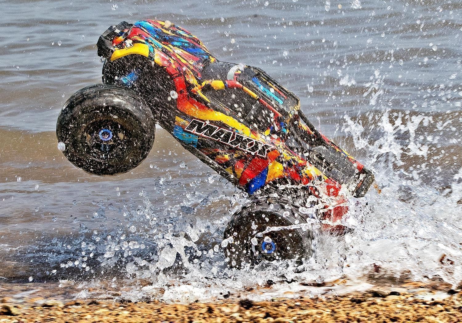 Traxxas Wide MAXX 4x4 Yellow RTR VXL-4S Brushless Monstertruck ohne Akku/Lader 89086-4