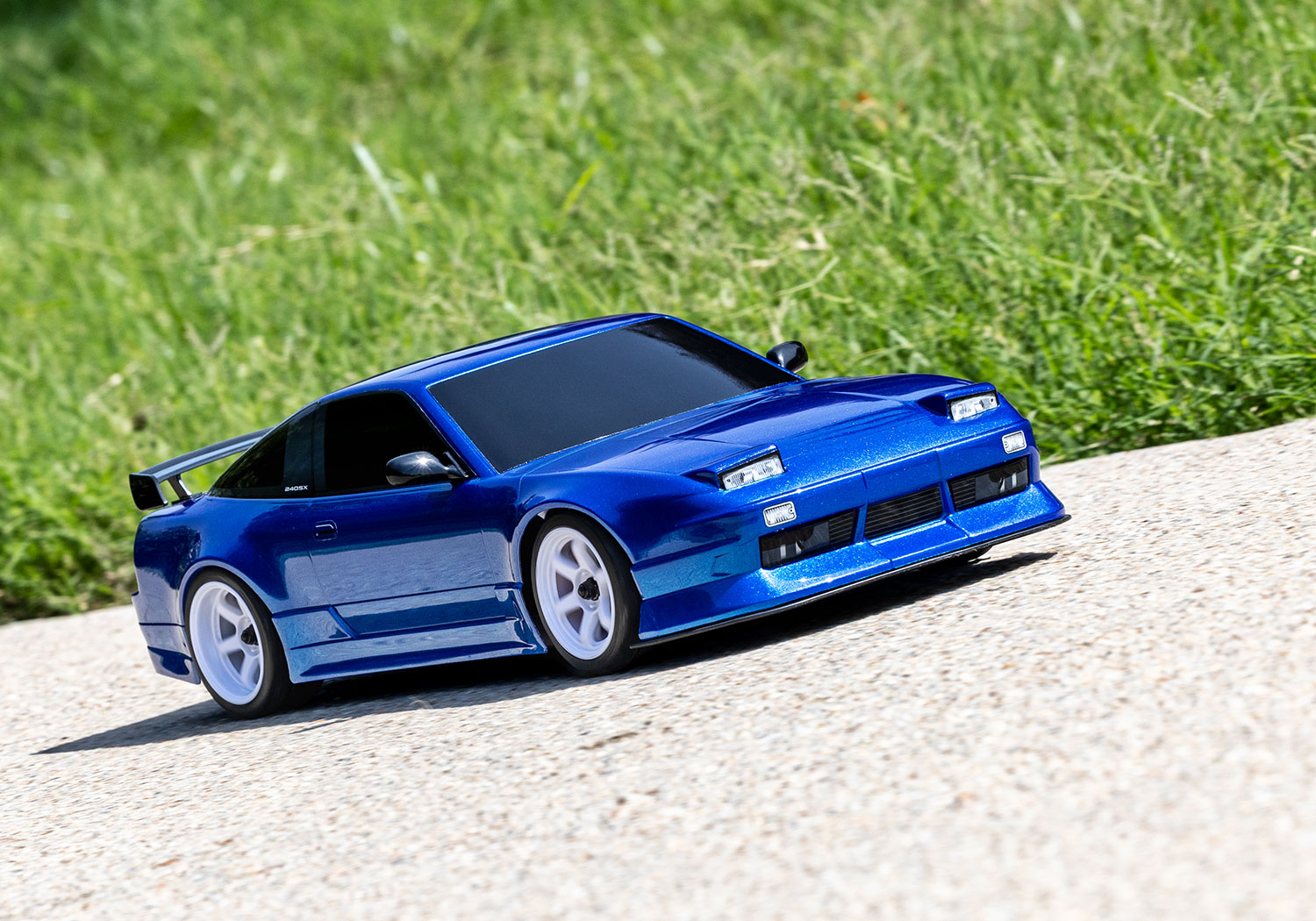 Traxxas 4-TEC Nissan 240SX blau 1/10 VX3 Brushless Tourenwagen ARTR 93424-4-BLUE - Abbildung 11