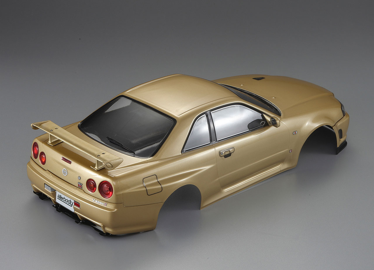 KB48645 Nissan Skyline R34 Karosserie Champagner Gold 195mm RTU