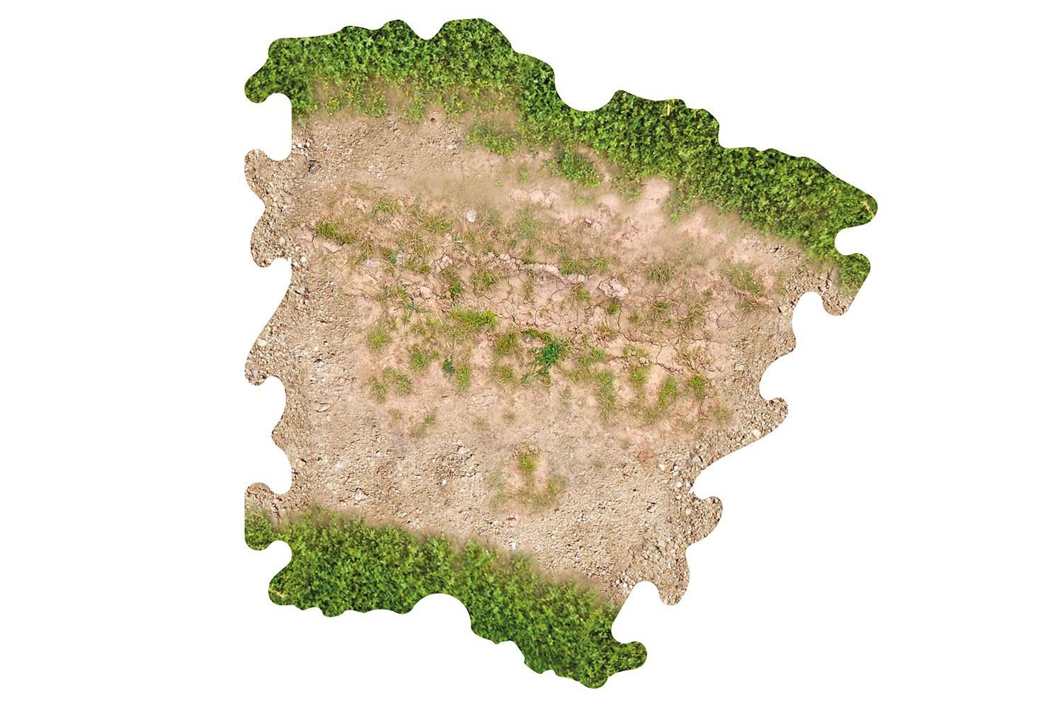 ToysWD Crawler Park: 3x Mud Bend For 1/18 & 1/24 RC Crawler Park Circuit TWDTRK003