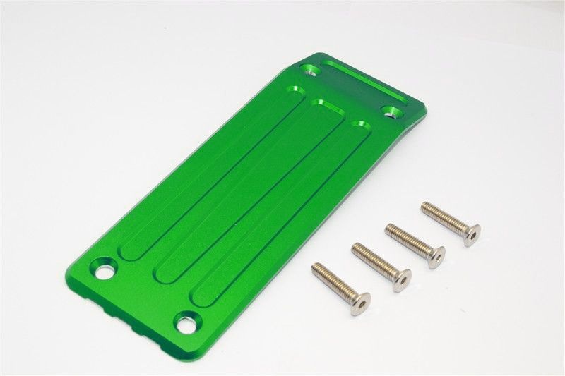 GPM Alu Unterschutzplatte hinten grün Traxxas X-MAXX