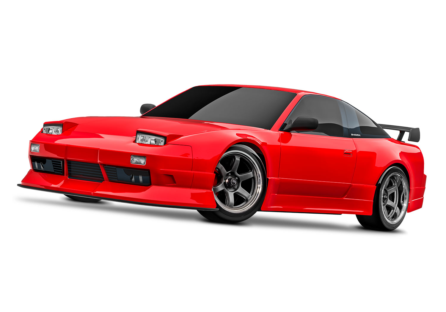 Traxxas 4-TEC Nissan 240SX rot 1/10 Drift RTR Brushed ohne Akku/Ladegerät 105247-4-RED - Abbildung 1
