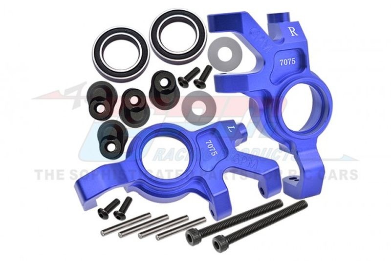 GPM Aluminium Lenkhebel Set vorne oversized blau TRX X-MAXX TXM021LNB