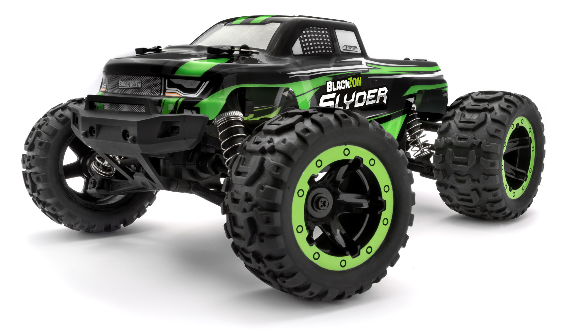 BLACKZON Slyder MT Grün 1/16 WD Elektro RC Monster Truck 540100 - Abbildung 1