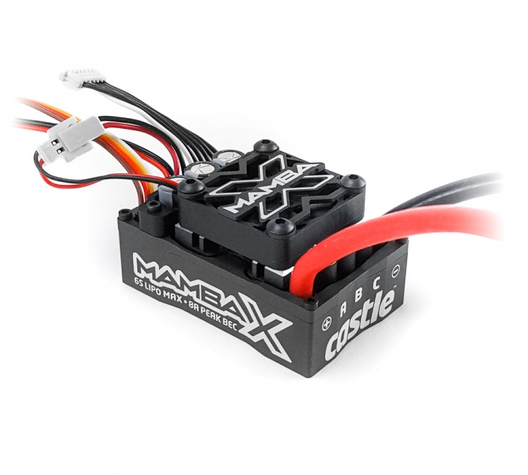Castle Mamba X SCT ESC Combo mit 1410-3800KV Sensored Motor 010-0161-00