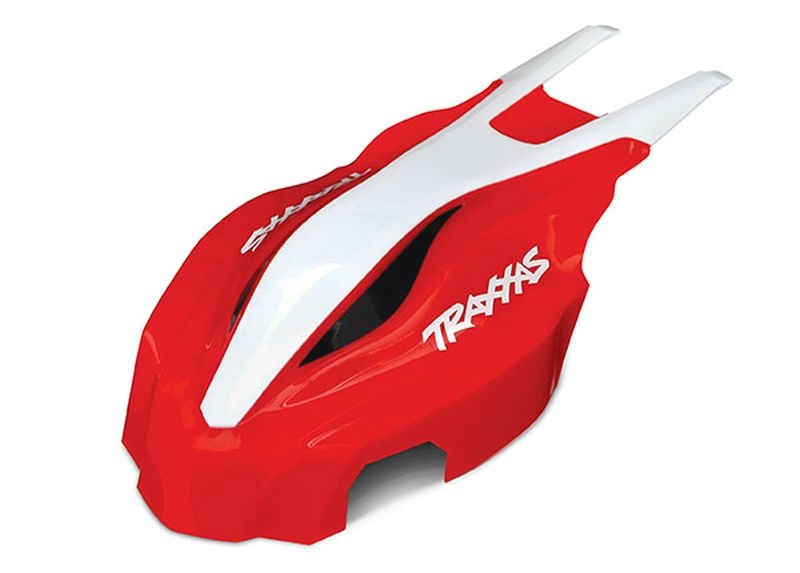 Traxxas Kanzel, vorn, rotweiß, ATON 7911