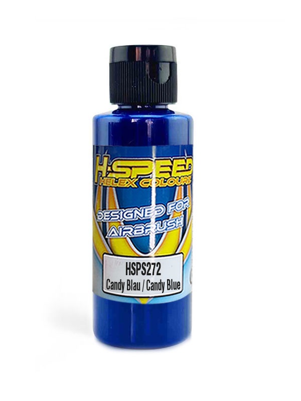 H-SPEED Lexan Airbrush Farbe 60 ml Candy Blau / Candy Blue HSPS272