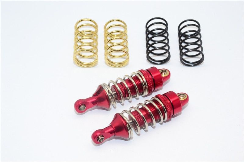 GPM Alu Dämpfer mit 1.2/1.3/1.4 Federn rot Traxxas 1/16 E-Revo