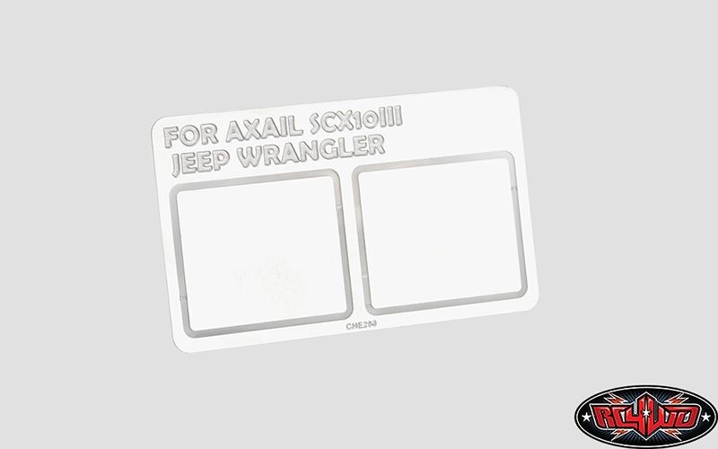 RC4WD Mirror Decals for Axial 1/10 SCX10 III Jeep JLU Wrangler VVV-C1141