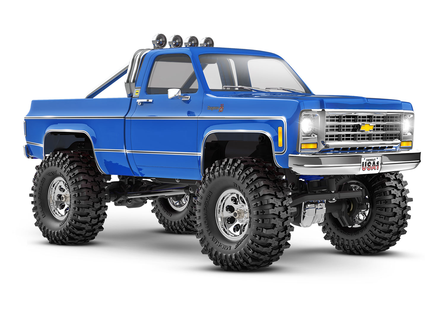 TRAXXAS TRX-4M Chevy K10 4x4 High Trail blau 1/18 Crawler RTR 97064-1 - Abbildung 1