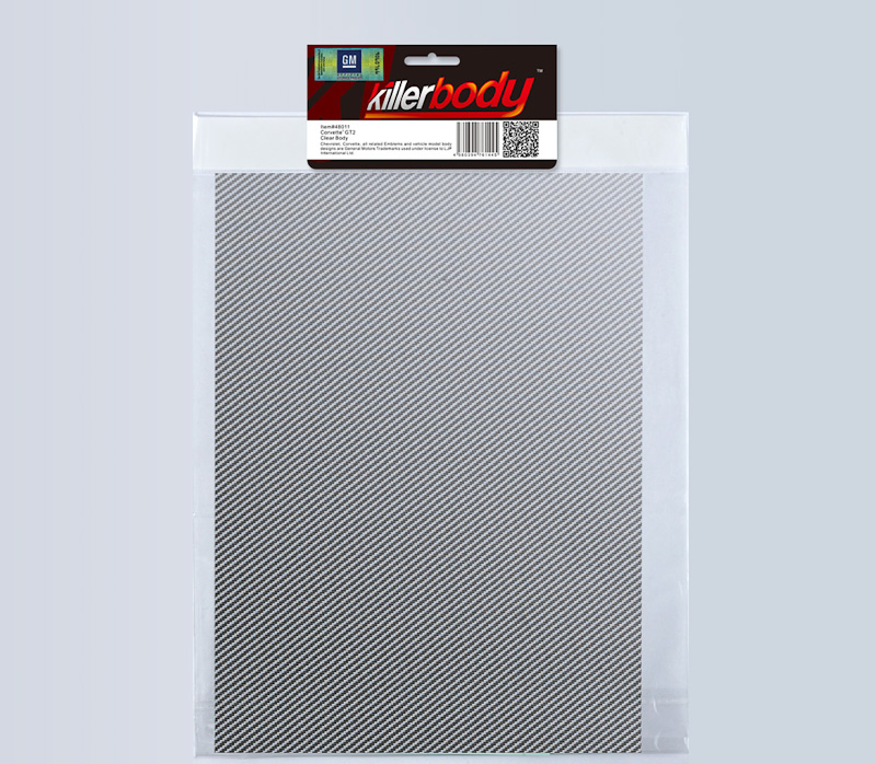 KB48126 Dekorbogen Kohlefaser Type-B