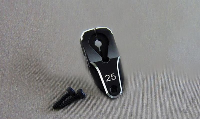 SAMIX Servo Horn Futuba 25T schwarz für MST CFX-W CFXW-6022F