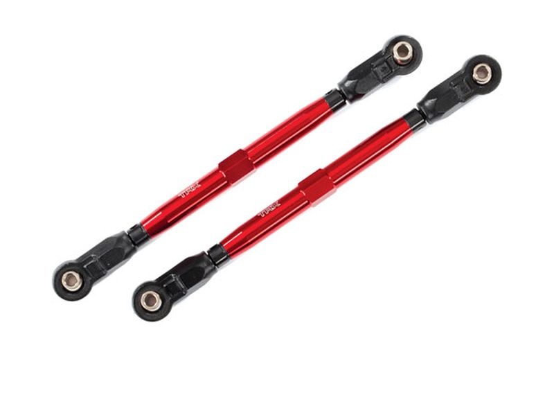 Traxxas Vorspur-Links Wide Maxx Rohr Alu rot 8997R