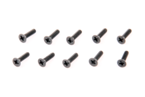 LRP M3x8mm Kreuzschlitz Senkkopfschraube (10Stk.) 124057