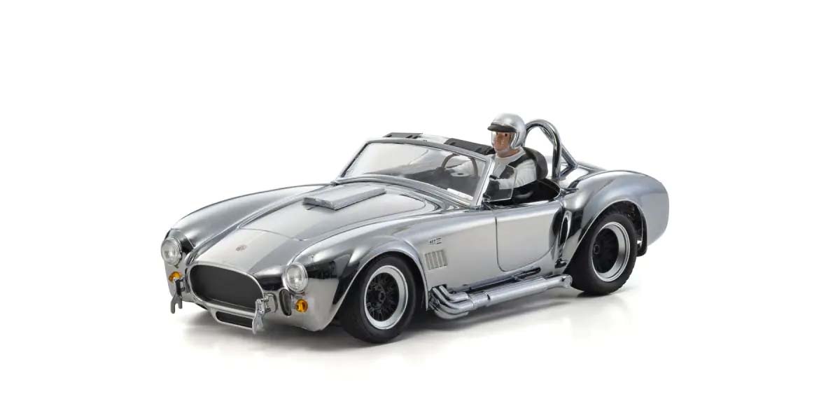 Kyosho First Mini-Z 1:28 Shelby Cobra 427 S/C Chrome 66610C