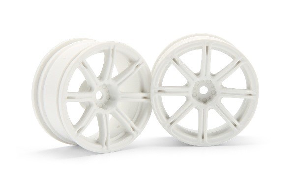 HPI Work Emotion Xc8 Felge 26mm Weiss (3mm Offset) 3303