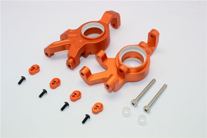 GPM Alu Lenkhebel Set vorne orange Traxxas X-MAXX