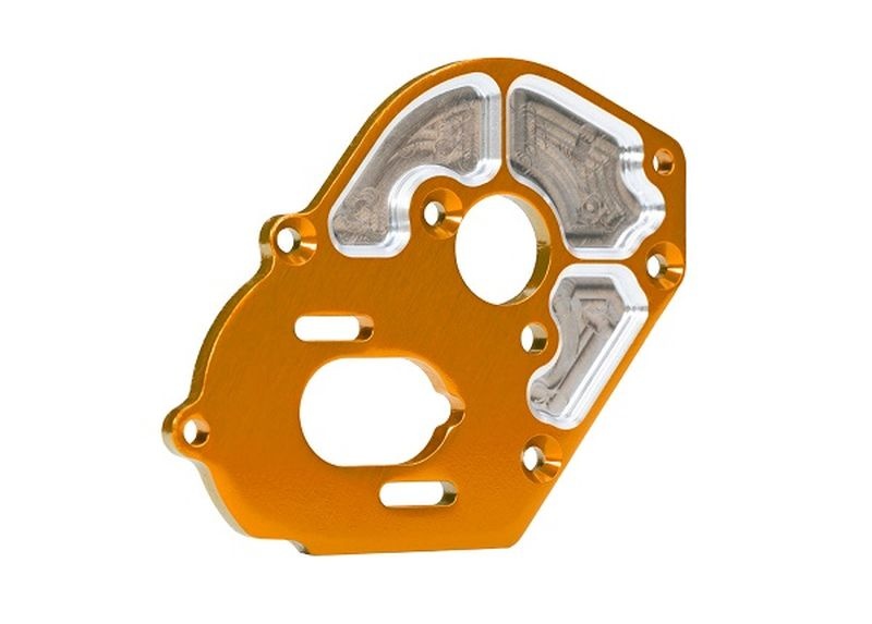 Traxxas Motorplatte 6061-T6 Aluminium orange 4mm Pro Series Magnum 272R 9490-ORNG