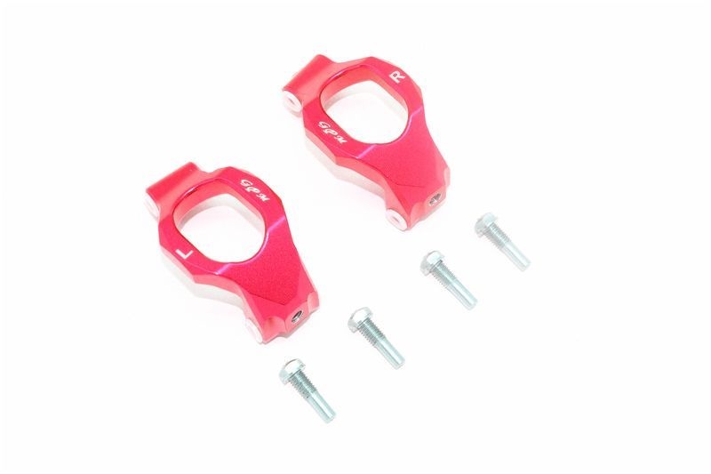 GPM Alu C-Hubs vorn rot Traxxas MAXX