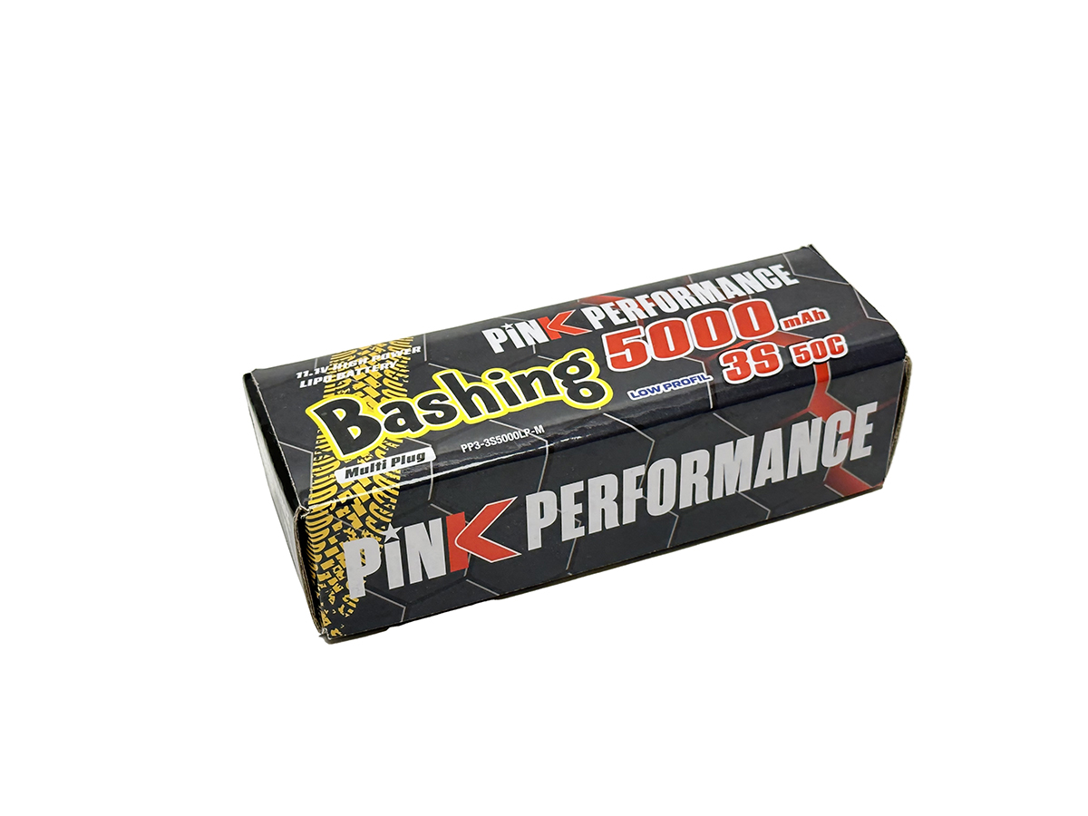 Pink Performance Bashing LiPo Akku 3S 11.1V-5000-50C (Multi) LP 139x47x28mm 380g PP3-3S5000LP-M
