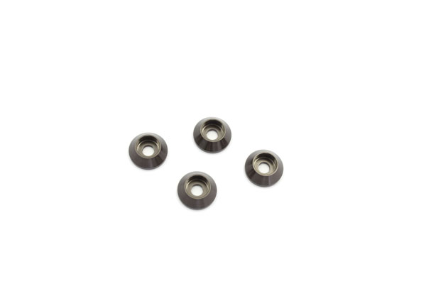 Kyosho UNTERLEGSCHEIBEN#M3,ALU GRAU (4) W0148GM