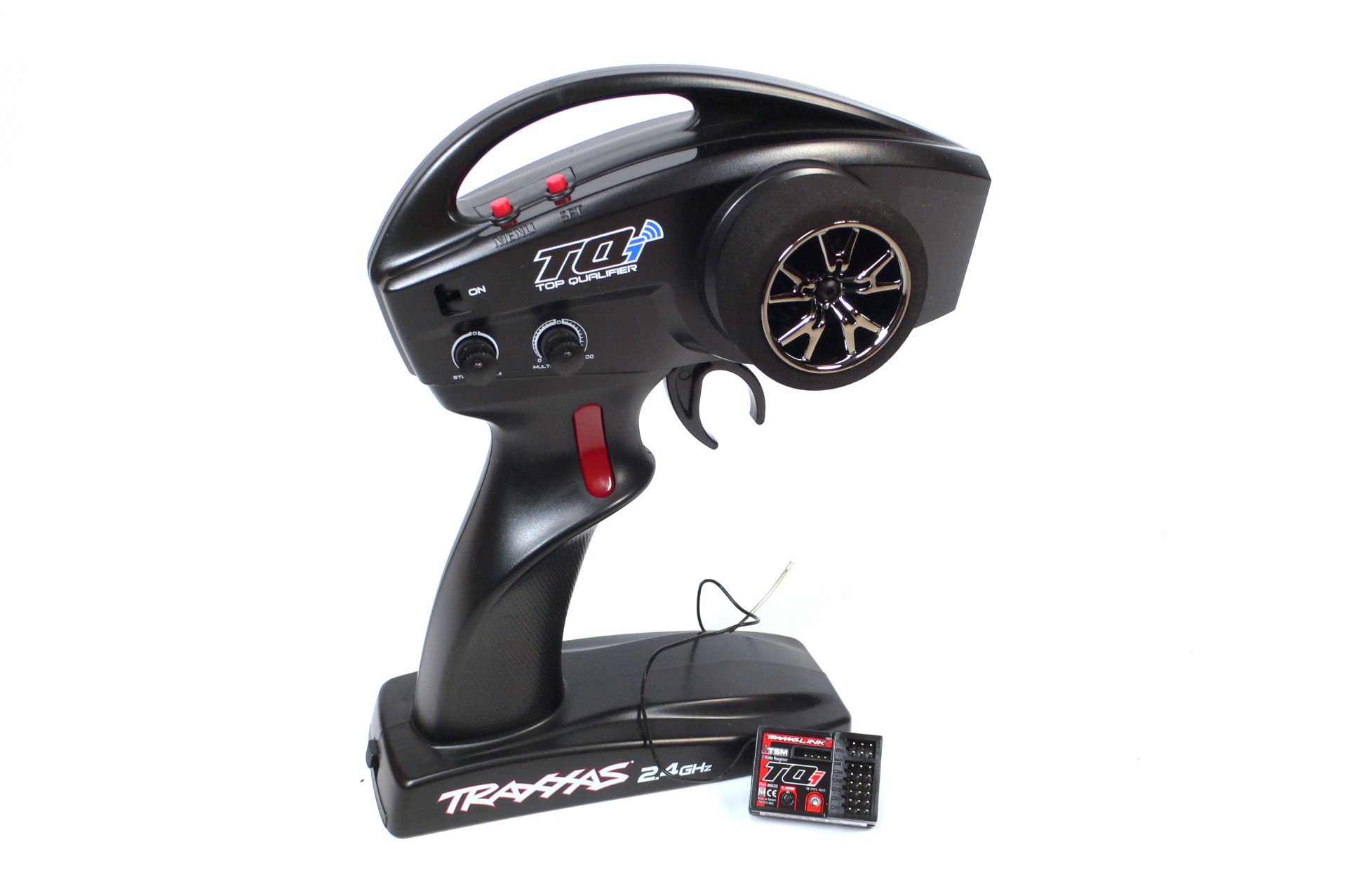 Traxxas 6529 TQi 3-Kanal Fernsteuerung 2.4GHz + 5-Kanal TSM Empfänger + Wireless Link Modul - Abbildung 1