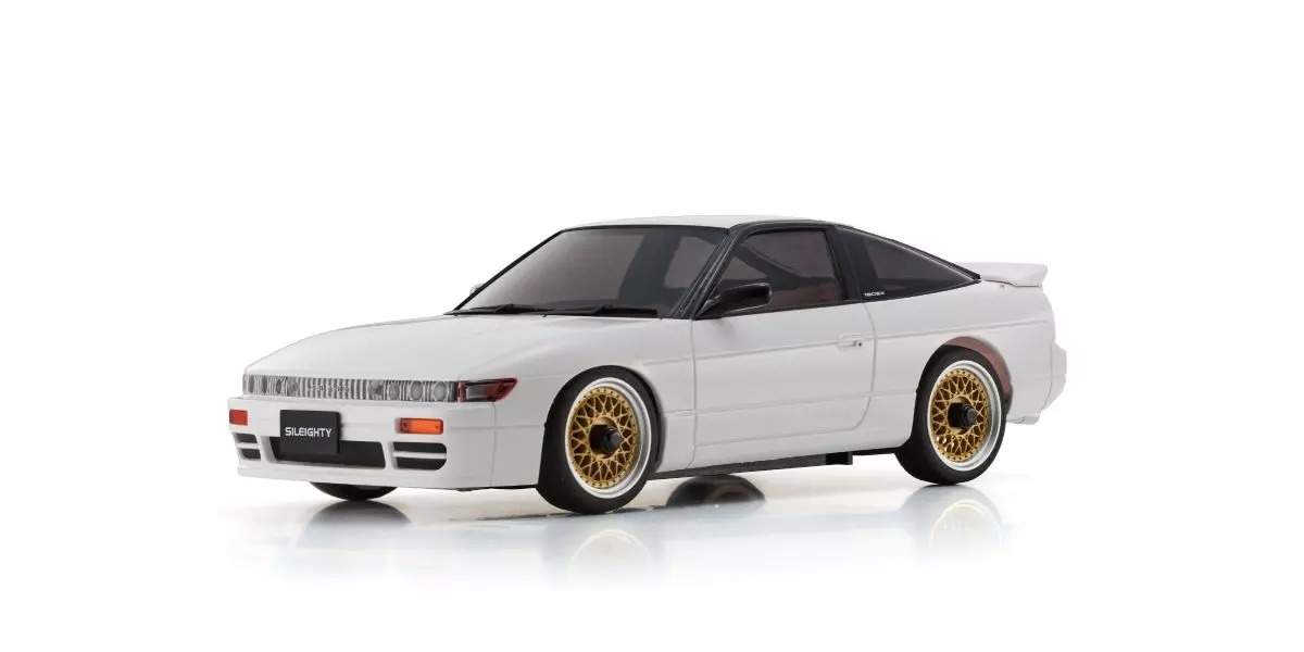 Kyosho Mini-Z AWD Nissan Silvia S13 Sileighty White (MA020N-M/KT531P) 32660W - Abbildung 1