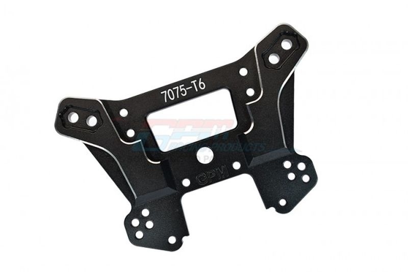 GPM Aluminium 7075-T6 Dämpferbrücke vorne schwarz GPM Traxxas Sledge SLE028BK