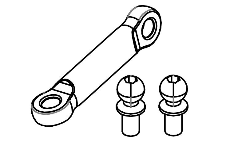 Absima Servo Rod 1610138
