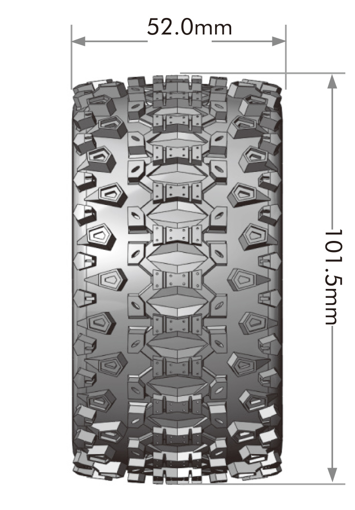 Louise Reifen m. Felgen ST-UPHILL Mini Maxx/ XRT (0 & 1/2 Offset sechskant) (2)